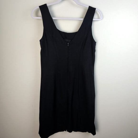 All That Jazz Black Sheath Mini Dress Size Small Vintage Retro 90s Glam Date - Picture 4 of 5